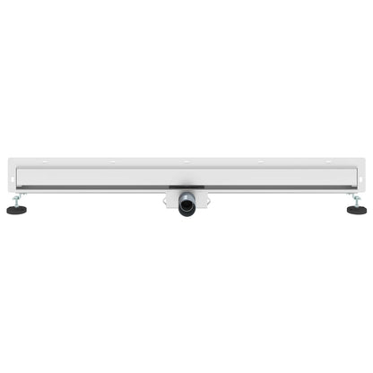 Wandgemonteerde Douche Afvoer Zilver 100 cm Roestvrij staal 304