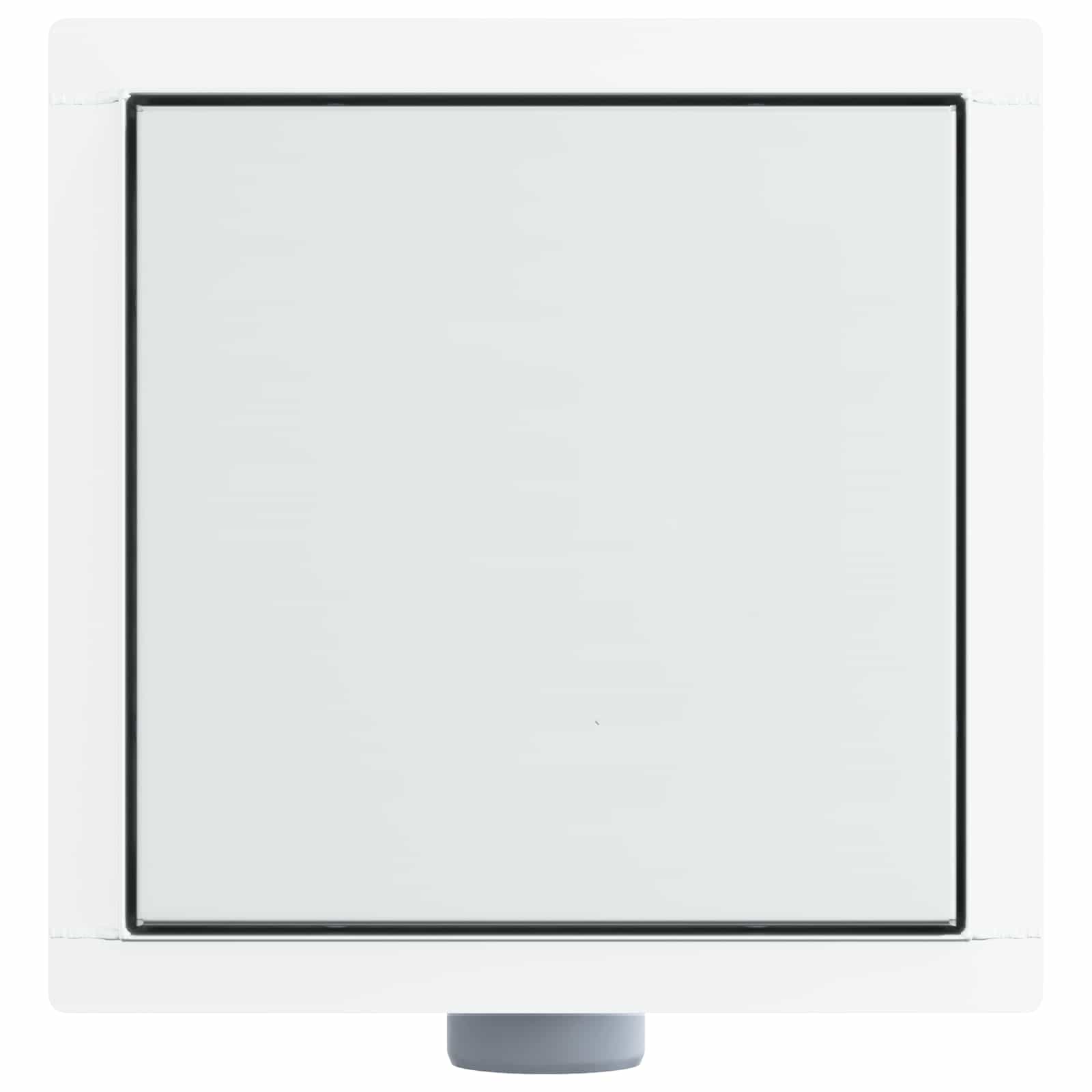2 in 1 doucheafvoer Zilver 20 x 20 cm Roestvrij staal 304