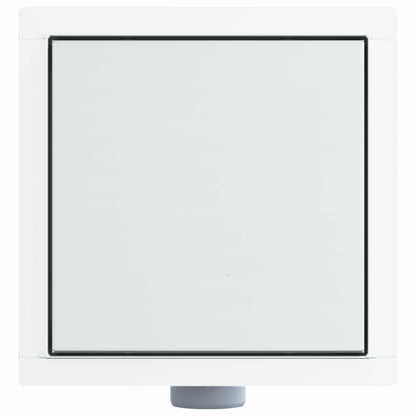 2 in 1 doucheafvoer Zilver 20 x 20 cm Roestvrij staal 304