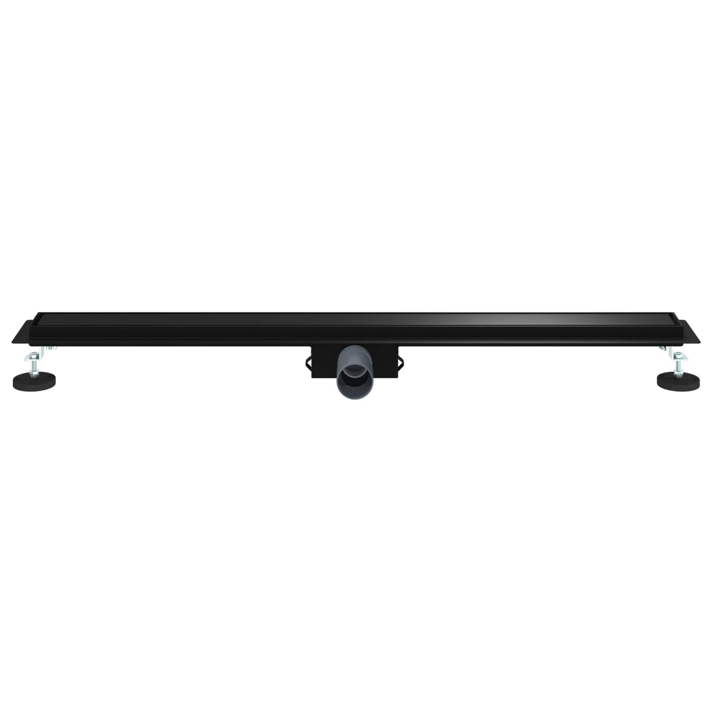 2 In 1 Doucheafvoer Roestvrij Staal 304 90 cm Zwart