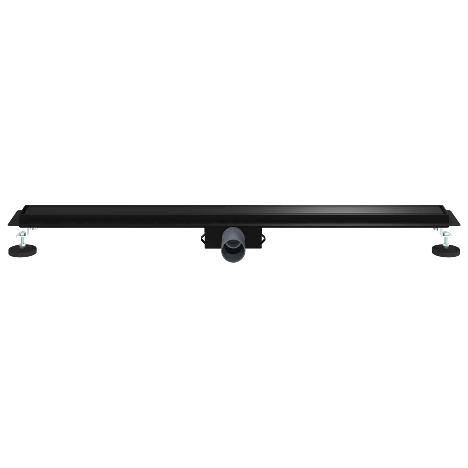 2 In 1 Doucheafvoer Roestvrij Staal 304 90 cm Zwart