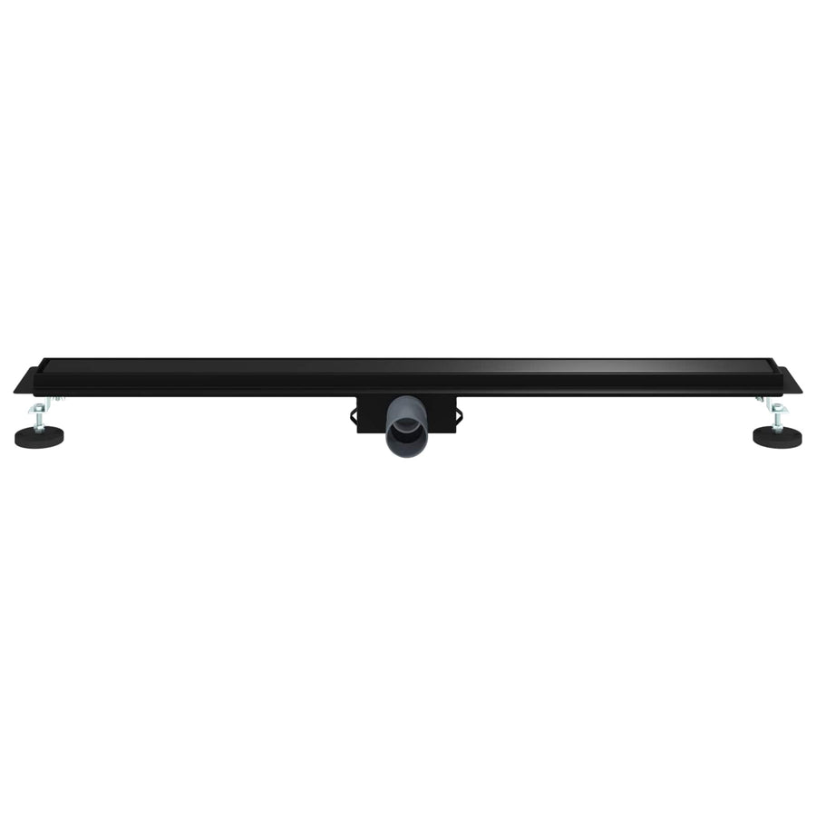 2 In 1 Doucheafvoer Roestvrij Staal 304 90 cm Zwart