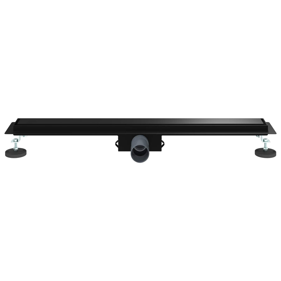 2 In 1 Doucheafvoer Roestvrij Staal 304 80 cm Zwart