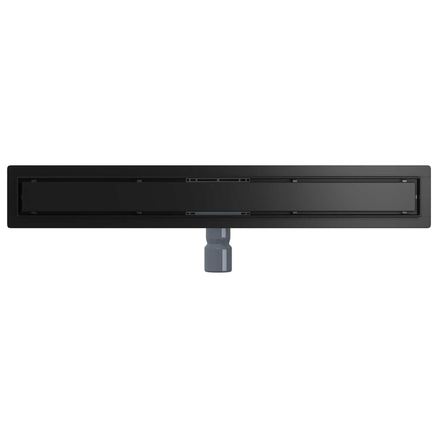 2 In 1 Doucheafvoer Roestvrij Staal 304 80 cm Zwart