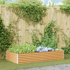 Verhoogde plantenbak 195x100x36 cm gegalvaniseerd staal