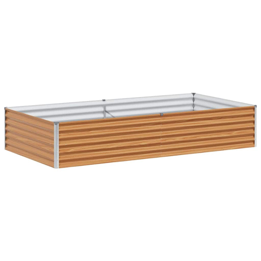 Verhoogde plantenbak 195 x 100 x 36 cm Gegalvaniseerd staal