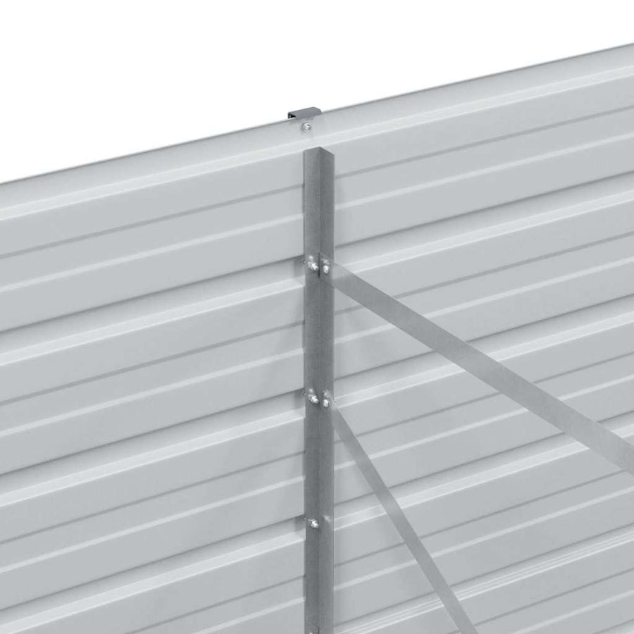 Verhoogde plantenbak Licht Bruin 160 x 80 x 77 cm