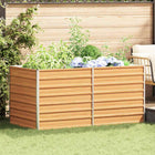 Raised Planter Light Brown 160 x 80 x 77 cm