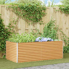 Verhoogde plantenbak 195x100x68 cm gegalvaniseerd staal