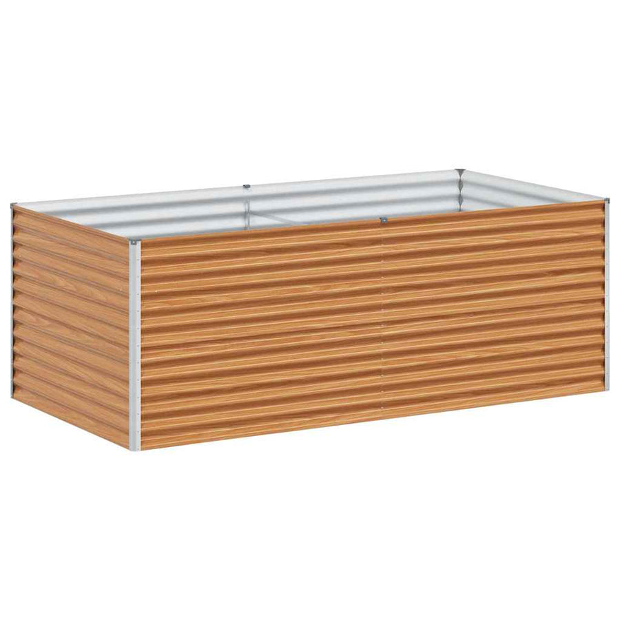 Verhoogde plantenbak 195 x 100 x 68 cm Gegalvaniseerd staal