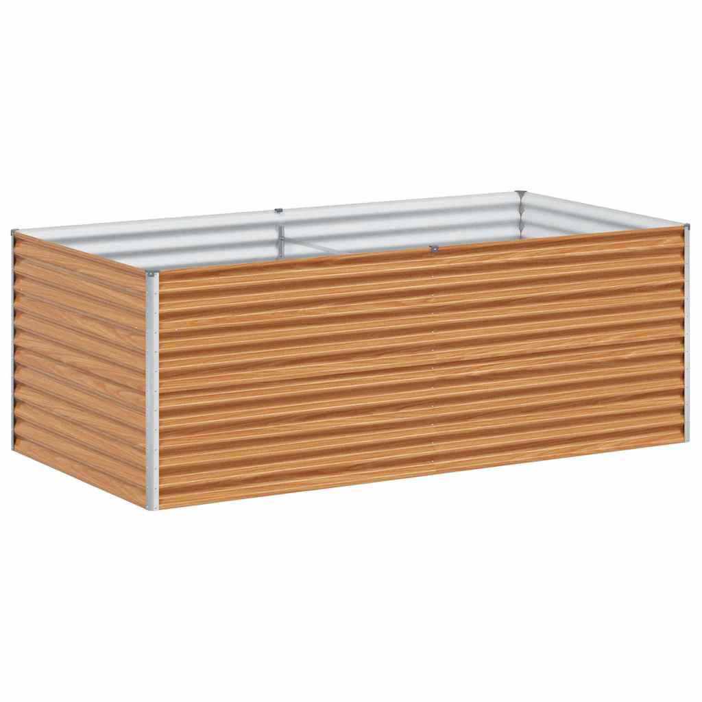 Verhoogde plantenbak 195 x 100 x 68 cm Gegalvaniseerd staal