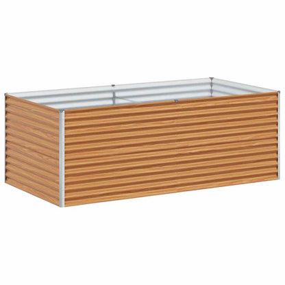 Verhoogde plantenbak 195 x 100 x 68 cm Gegalvaniseerd staal