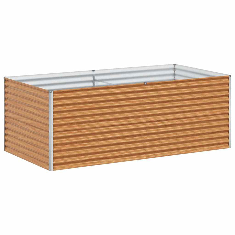 Verhoogde plantenbak 195 x 100 x 68 cm Gegalvaniseerd staal