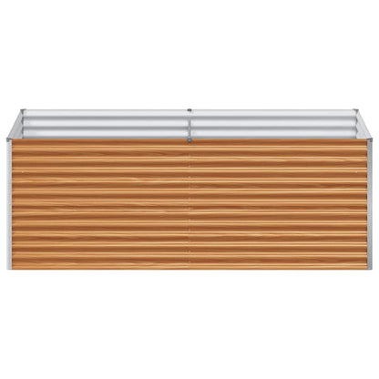 Verhoogde plantenbak 195 x 100 x 68 cm Gegalvaniseerd staal