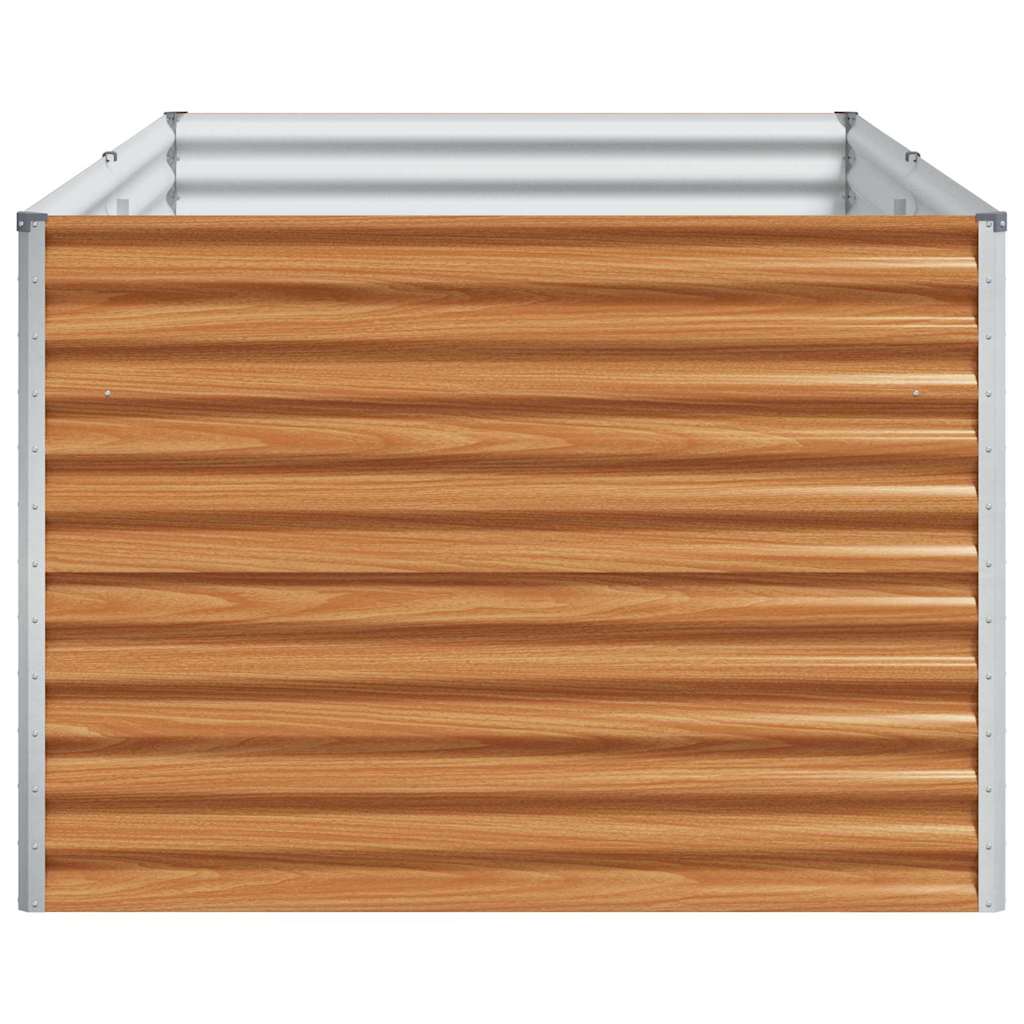 Verhoogde plantenbak 195 x 100 x 68 cm Gegalvaniseerd staal