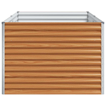 Verhoogde plantenbak 195 x 100 x 68 cm Gegalvaniseerd staal