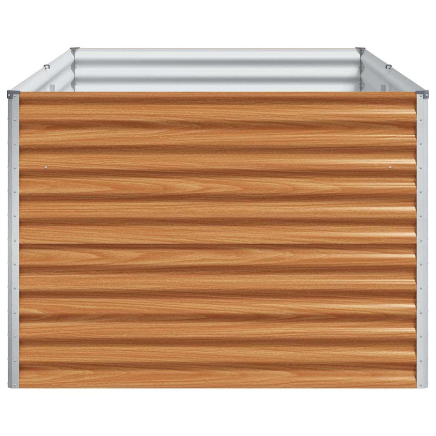 Verhoogde plantenbak 195 x 100 x 68 cm Gegalvaniseerd staal