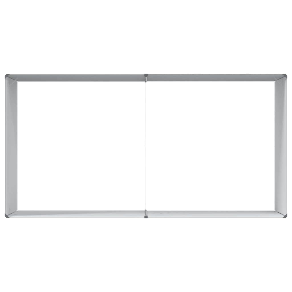 Verhoogde plantenbak 195 x 100 x 68 cm Gegalvaniseerd staal
