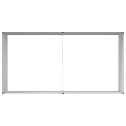 Verhoogde plantenbak 195 x 100 x 68 cm Gegalvaniseerd staal