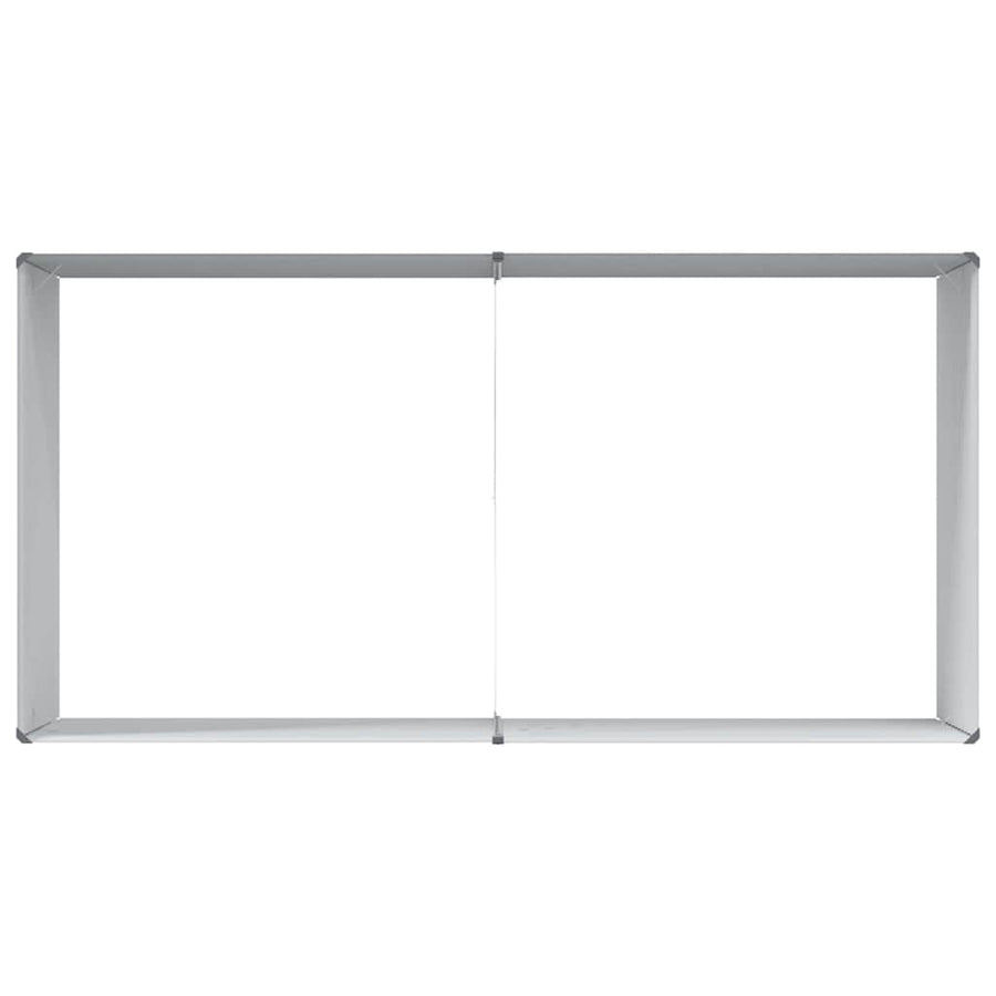 Verhoogde plantenbak 195 x 100 x 68 cm Gegalvaniseerd staal