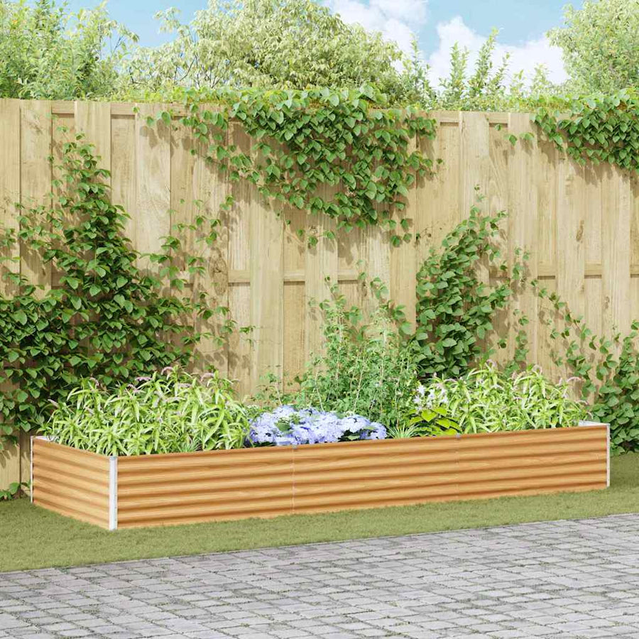 Verhoogde plantenbak 290 x 100 x 36 cm Gegalvaniseerd staal