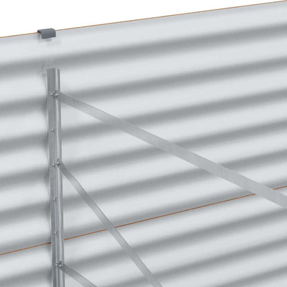 Verhoogde plantenbak 485 x 100 x 68 cm Gegalvaniseerd staal