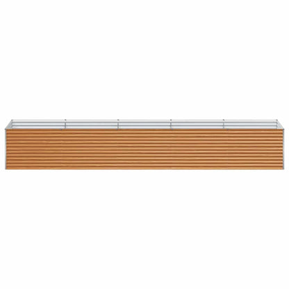 Verhoogde plantenbak 485 x 100 x 68 cm Gegalvaniseerd staal