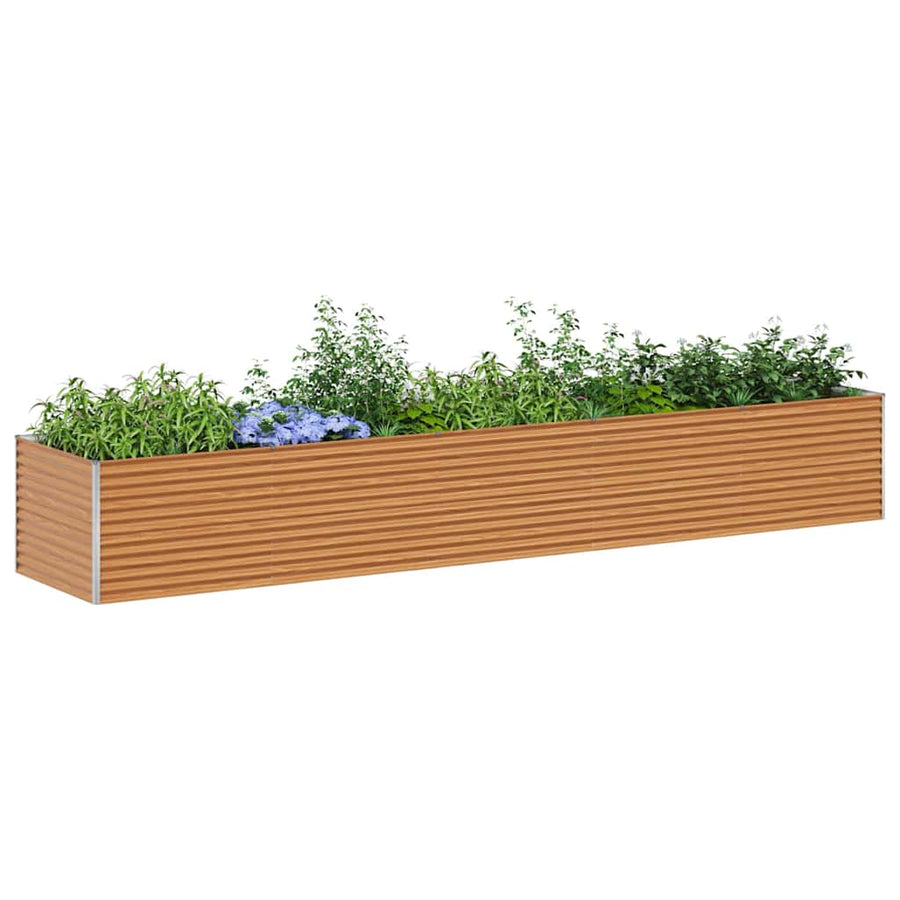 Verhoogde plantenbak 485 x 100 x 68 cm Gegalvaniseerd staal