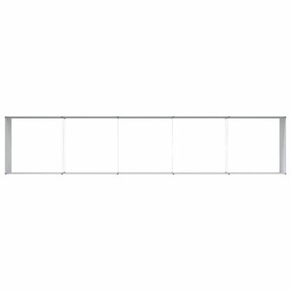 Verhoogde plantenbak 485 x 100 x 68 cm Gegalvaniseerd staal