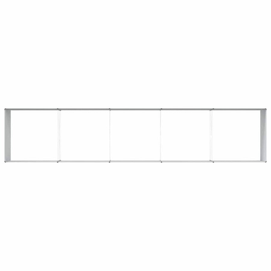 Verhoogde plantenbak 485 x 100 x 68 cm Gegalvaniseerd staal