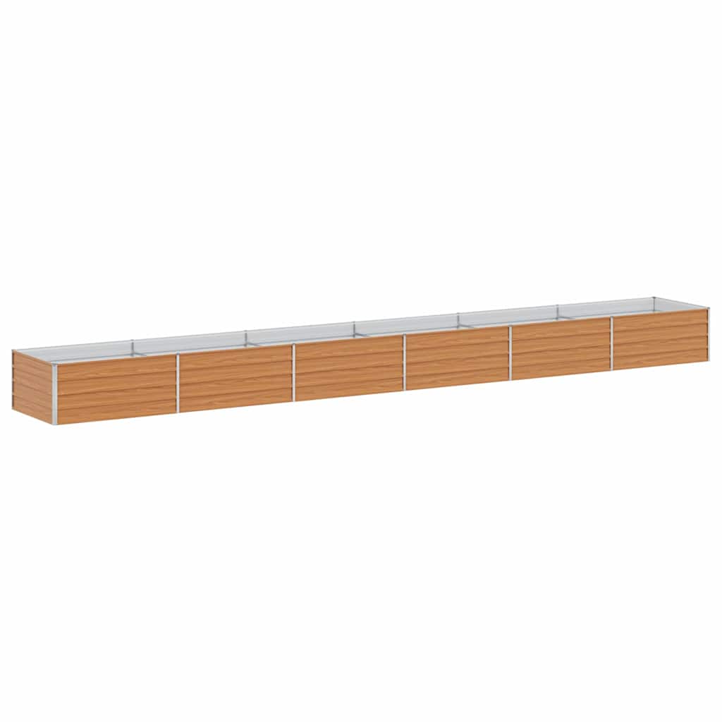 Verhoogde plantenbak Licht Bruin 600 x 80 x 45 cm