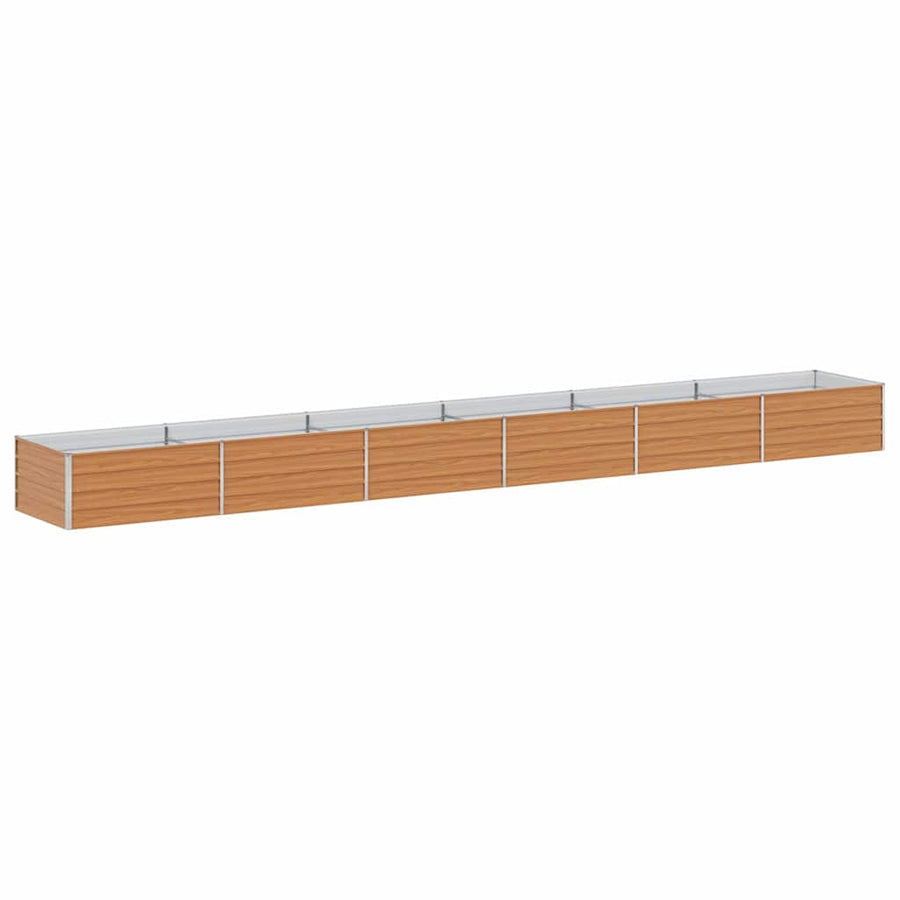 Verhoogde plantenbak Licht Bruin 600 x 80 x 45 cm