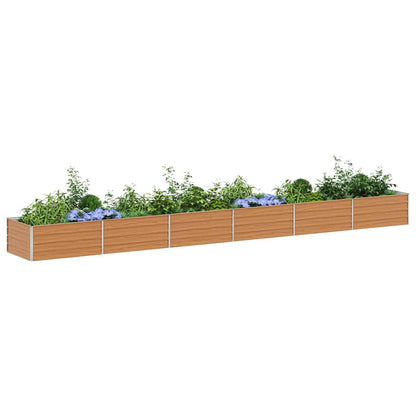 Verhoogde plantenbak Licht Bruin 600 x 80 x 45 cm