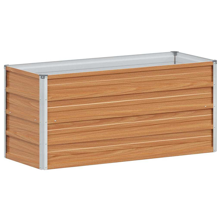 Verhoogde plantenbak Licht Bruin 100 x 40 x 45 cm