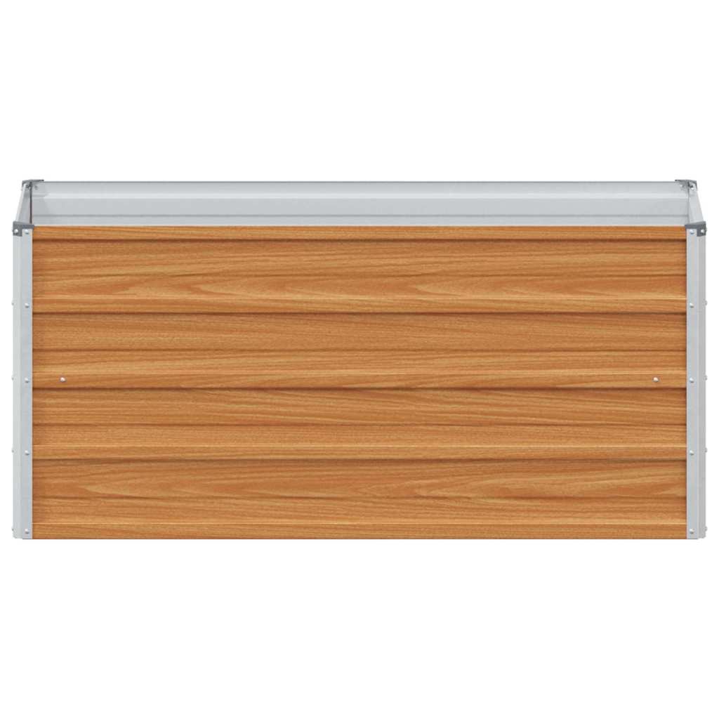 Verhoogde plantenbak Licht Bruin 100 x 40 x 45 cm