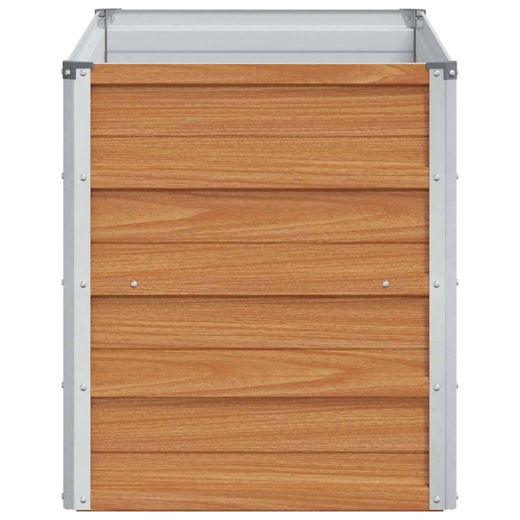 Verhoogde plantenbak Licht Bruin 100 x 40 x 45 cm