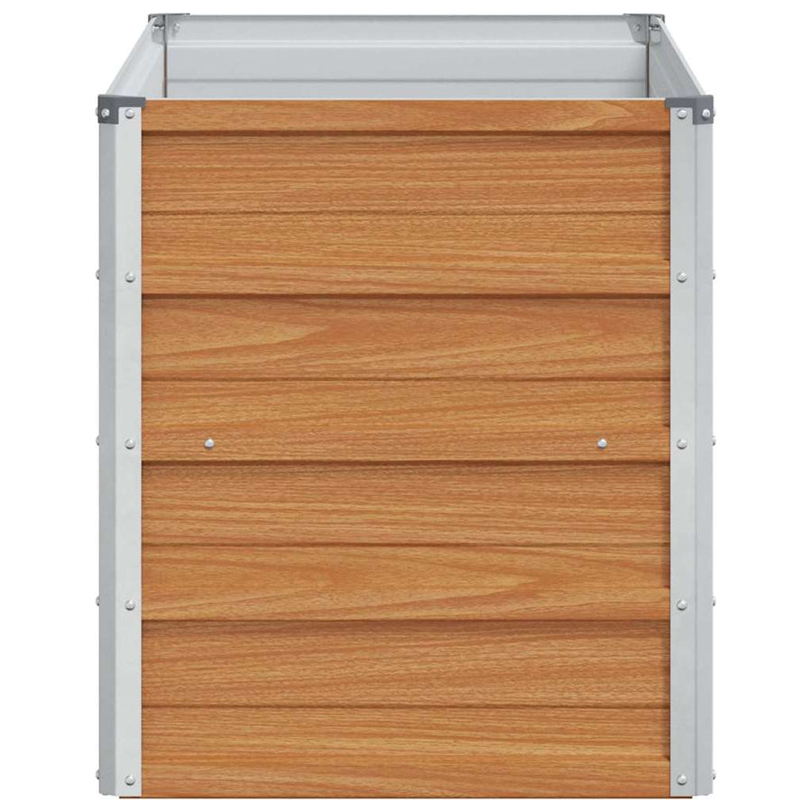 Verhoogde plantenbak Licht Bruin 100 x 40 x 45 cm