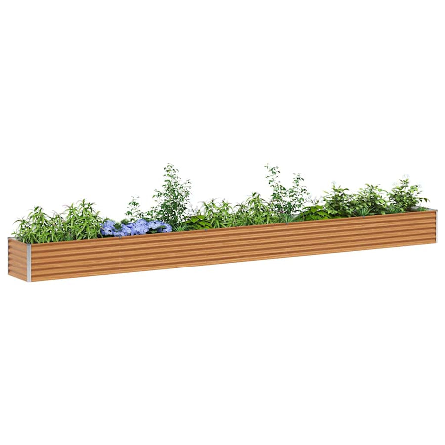 Verhoogde plantenbak 485 x 50 x 36 cm Gegalvaniseerd staal