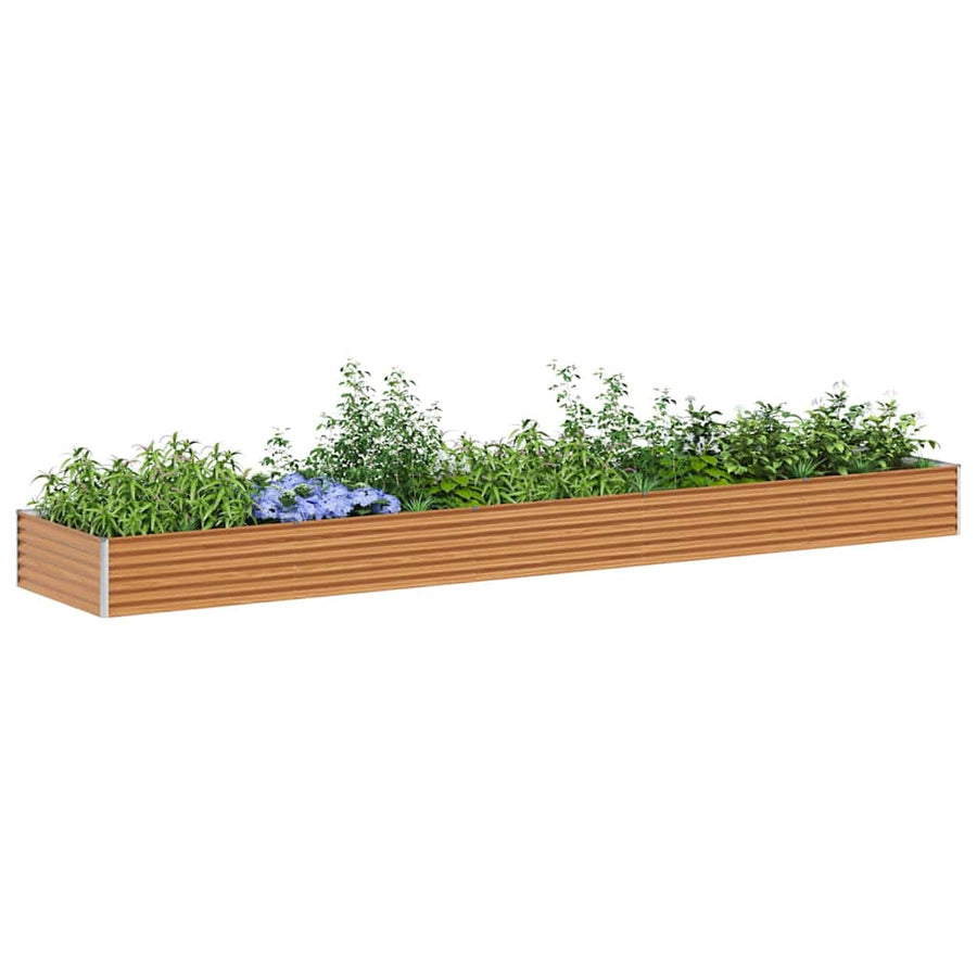 Verhoogde plantenbak 485 x 100 x 36 cm Gegalvaniseerd staal