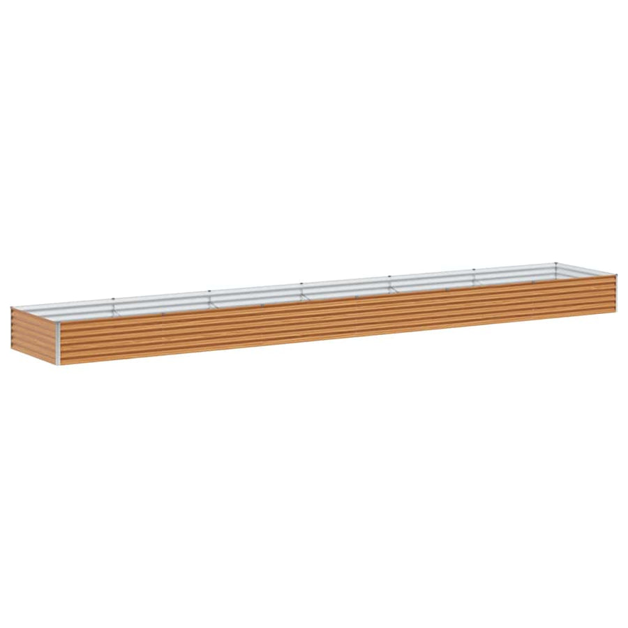 Verhoogde plantenbak 582 x 100 x 36 cm Gegalvaniseerd staal