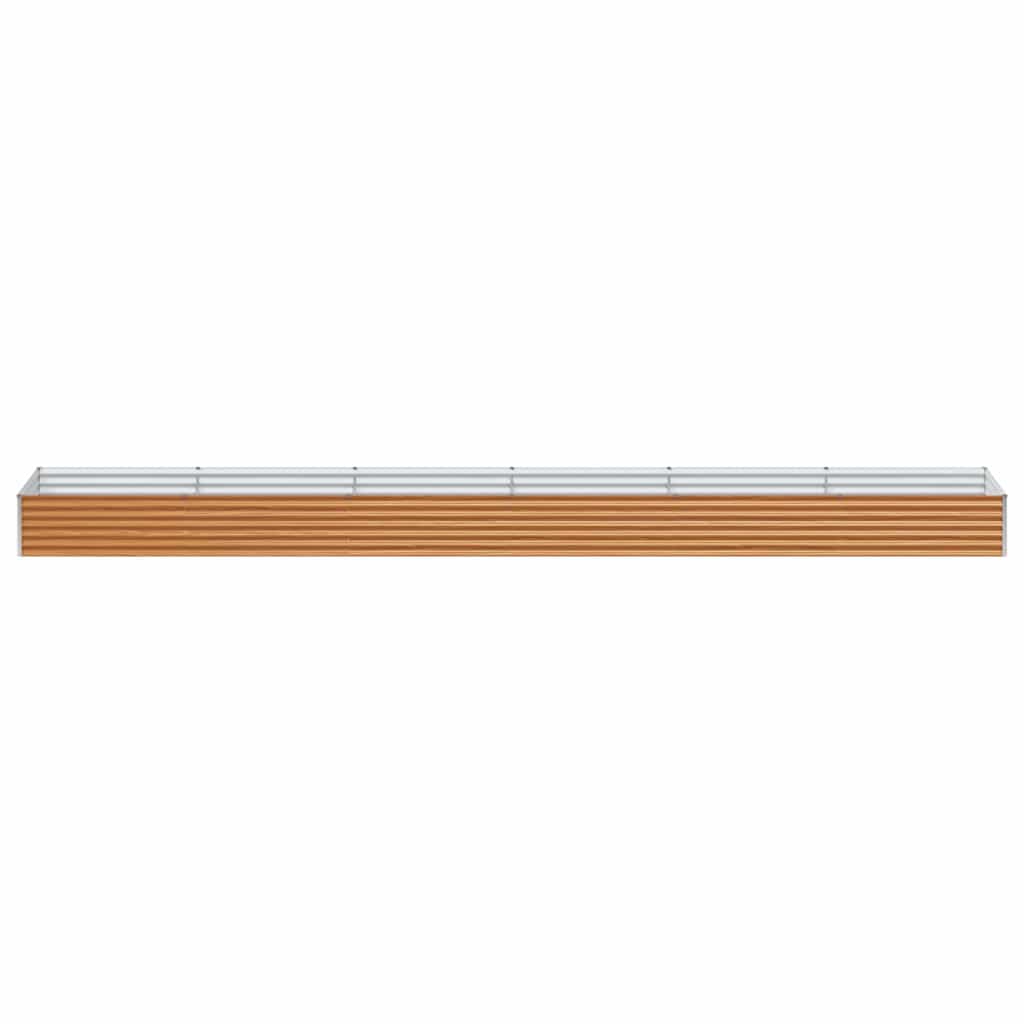 Verhoogde plantenbak 582 x 100 x 36 cm Gegalvaniseerd staal