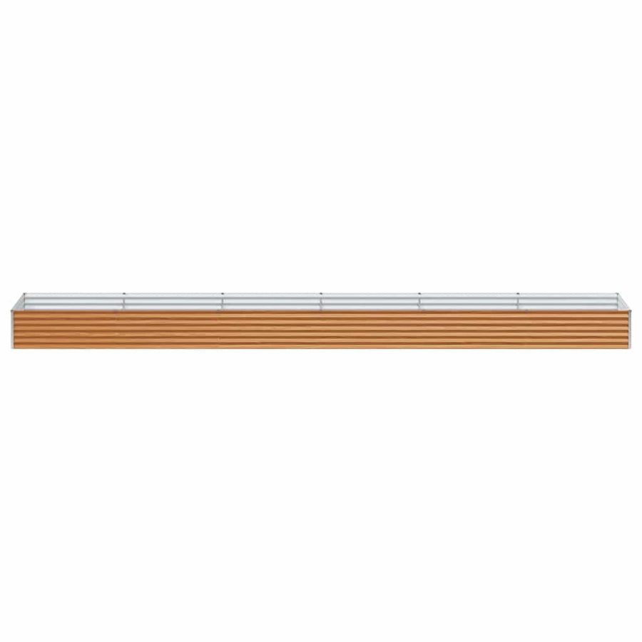 Verhoogde plantenbak 582 x 100 x 36 cm Gegalvaniseerd staal