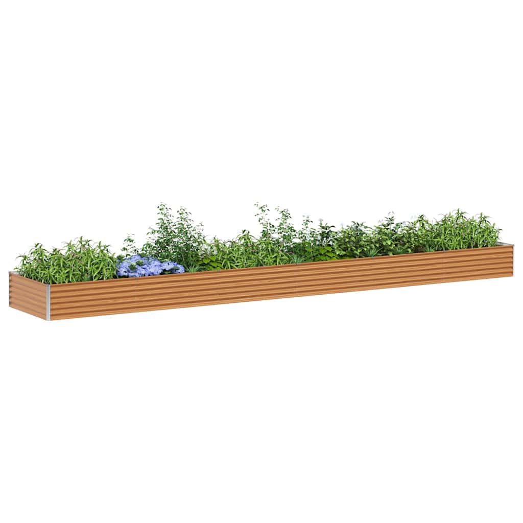 Verhoogde plantenbak 582 x 100 x 36 cm Gegalvaniseerd staal
