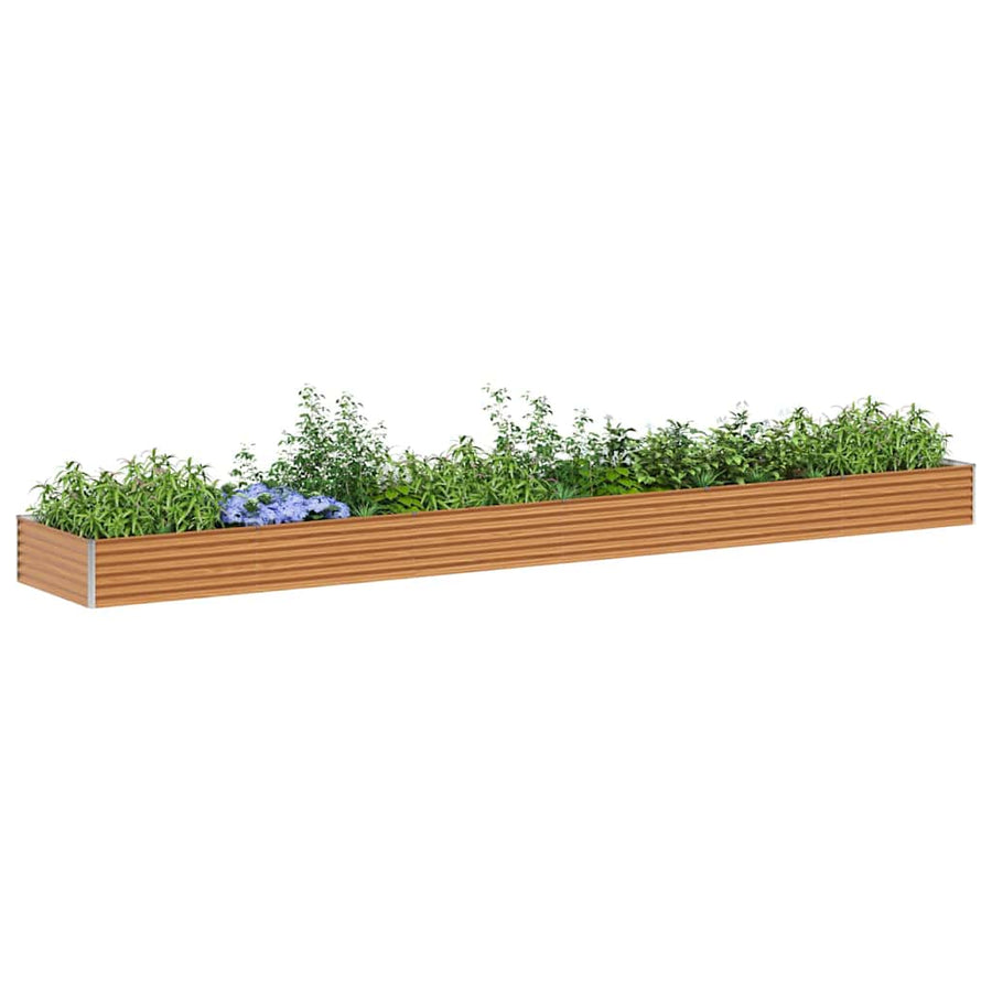 Verhoogde plantenbak 582 x 100 x 36 cm Gegalvaniseerd staal