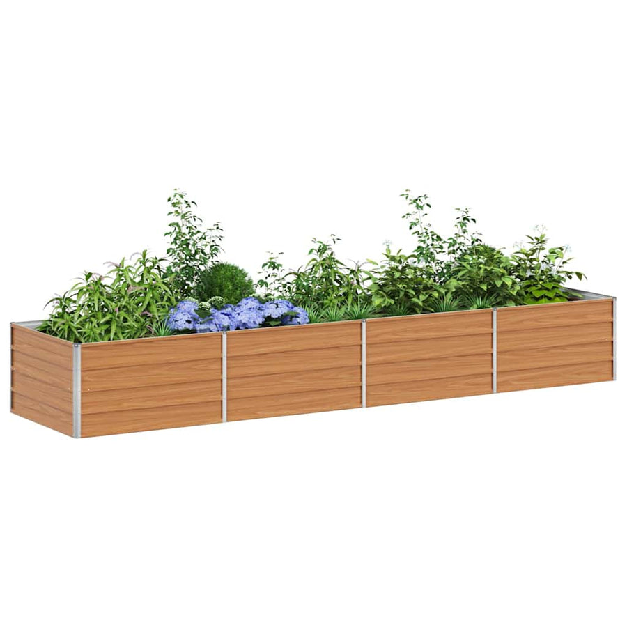 Verhoogde plantenbak Licht Bruin 320 x 80 x 45 cm