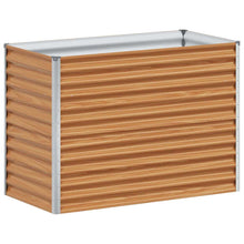 Verhoogde plantenbak 98 x 50 x 68 cm Gegalvaniseerd staal