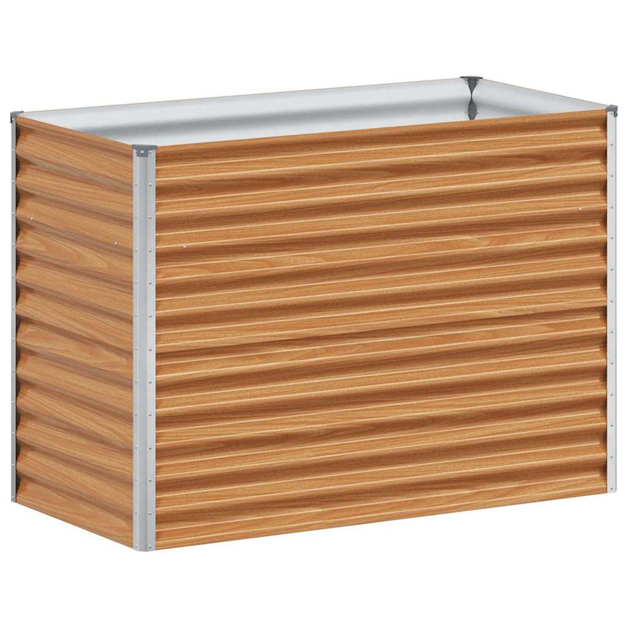 Verhoogde plantenbak 98 x 50 x 68 cm Gegalvaniseerd staal
