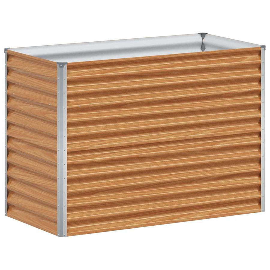 Verhoogde plantenbak 98 x 50 x 68 cm Gegalvaniseerd staal