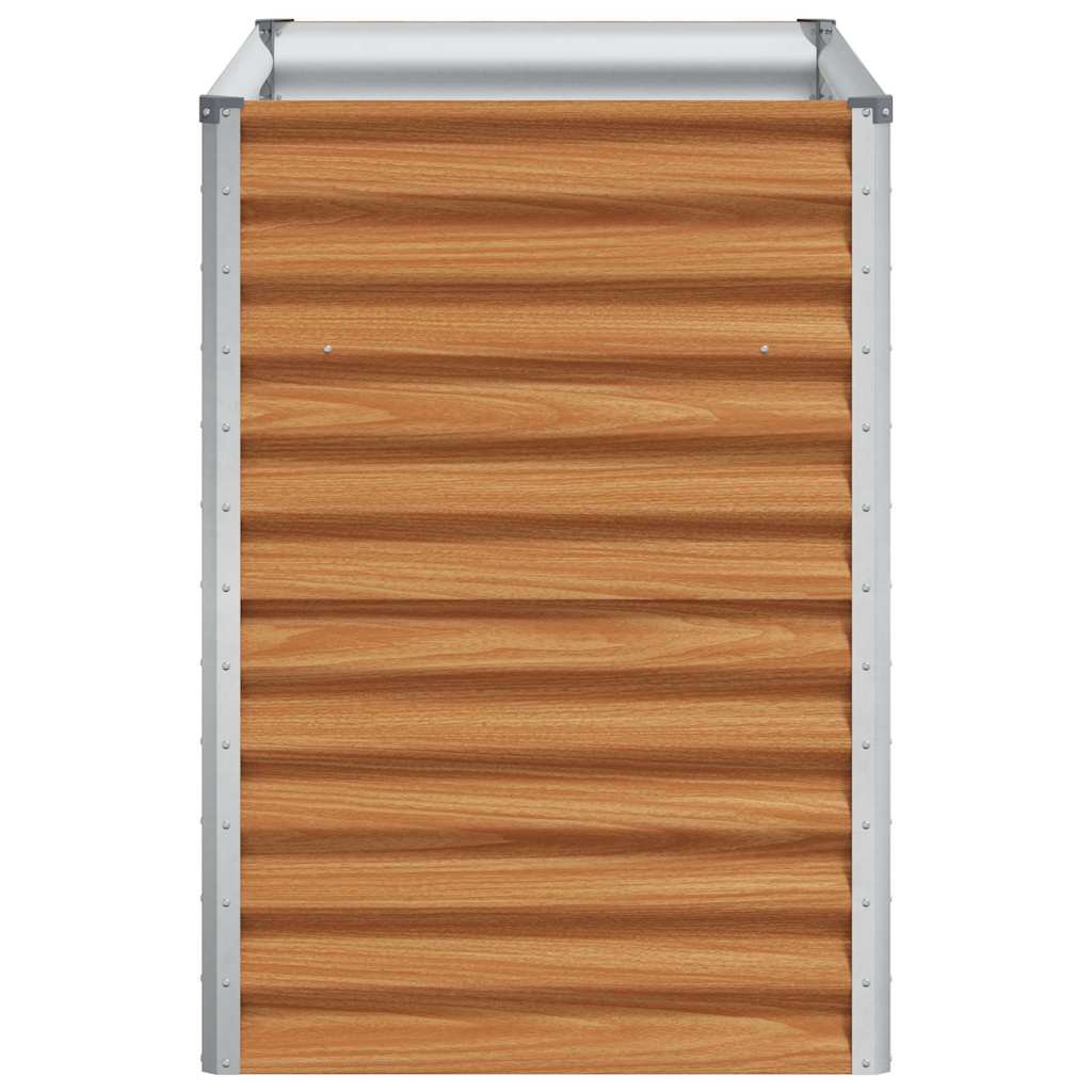 Verhoogde plantenbak 98 x 50 x 68 cm Gegalvaniseerd staal