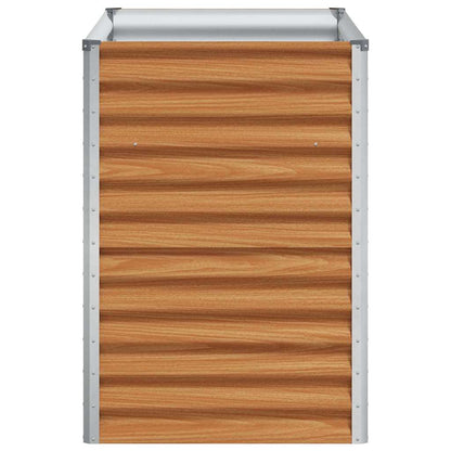 Verhoogde plantenbak 98 x 50 x 68 cm Gegalvaniseerd staal